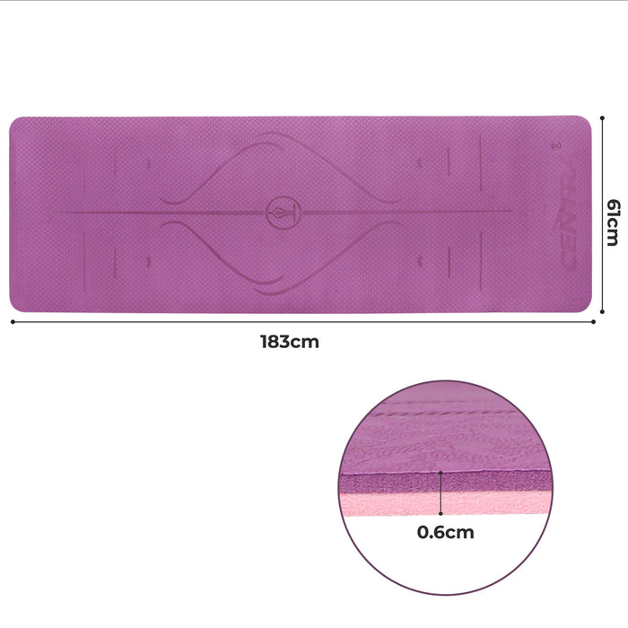 Goslash Picks Yoga Mat - Purple