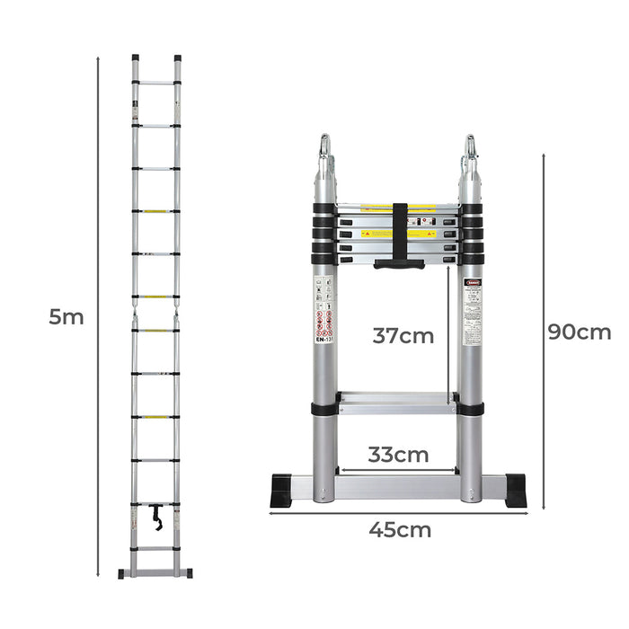 Goslash Picks Folding Multi Purpose Ladder 12 Step