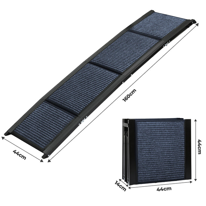 Goslash Picks Dog Ramp - Navy 160Cm X 44Cm