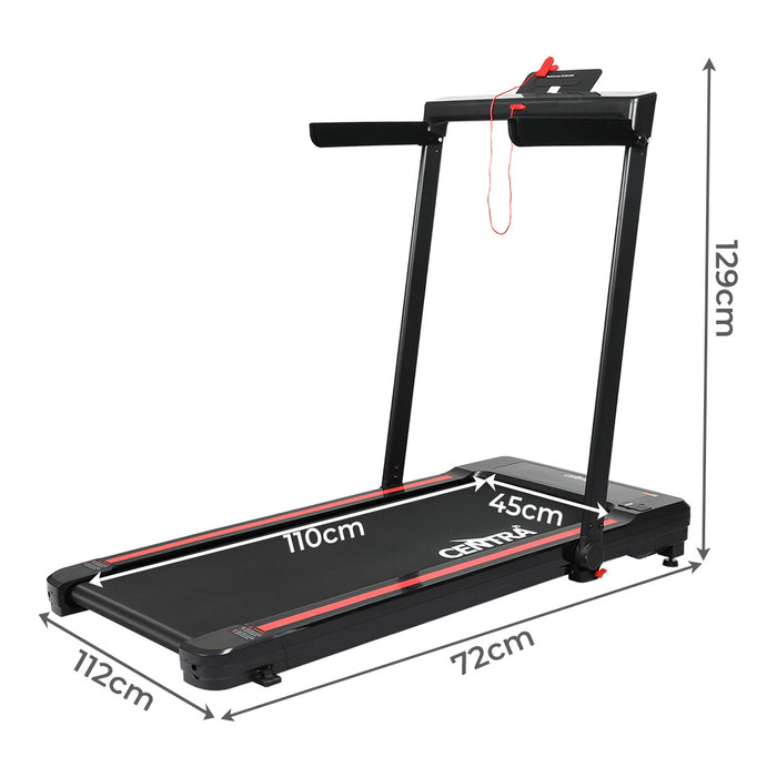 2 In 1 Treadmill - Black