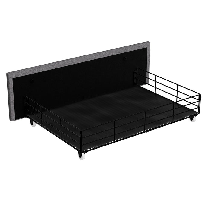 Double Bed Frame - Grey