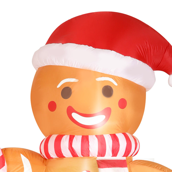 Goslash Picks Christmas Inflatable Outdoor Gingerbread Man 2.5M