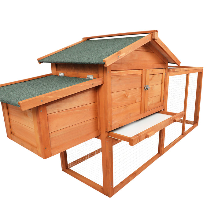 Goslash Picks Rabbit Hutch - Brown 186Cm X 58Cm X 87Cm