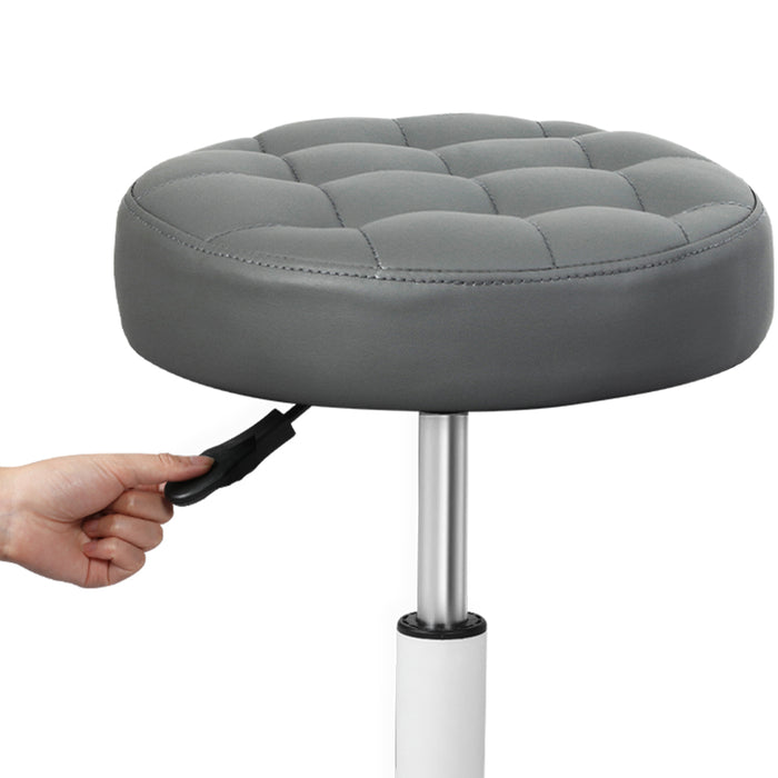 Goslash Picks Rolling Bar Stool - Grey 48Cm X 48Cm X 60Cm