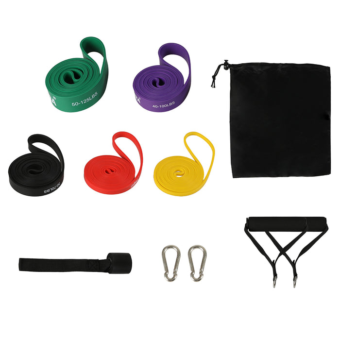 Goslash Picks Set Of 5 Heavy Duty Resistance Bands