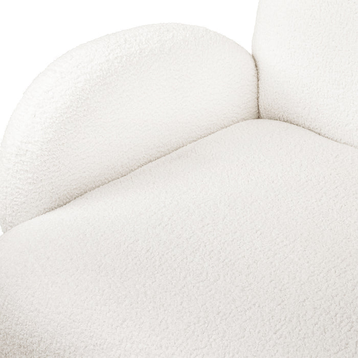 Cloud Sofa 3 Seater Sherpa Fleece White