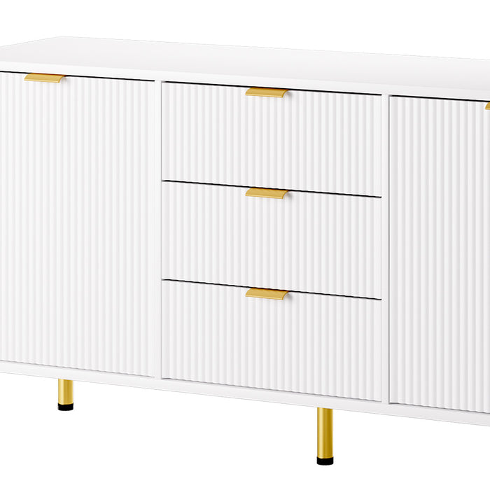 Buffet Sideboard - White Gold