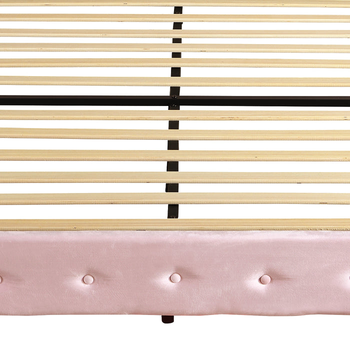 Double Floating Bed Frame - Pink