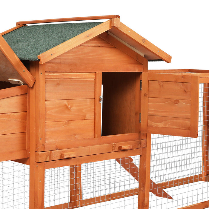 Goslash Picks Rabbit Hutch - Brown 186Cm X 58Cm X 87Cm