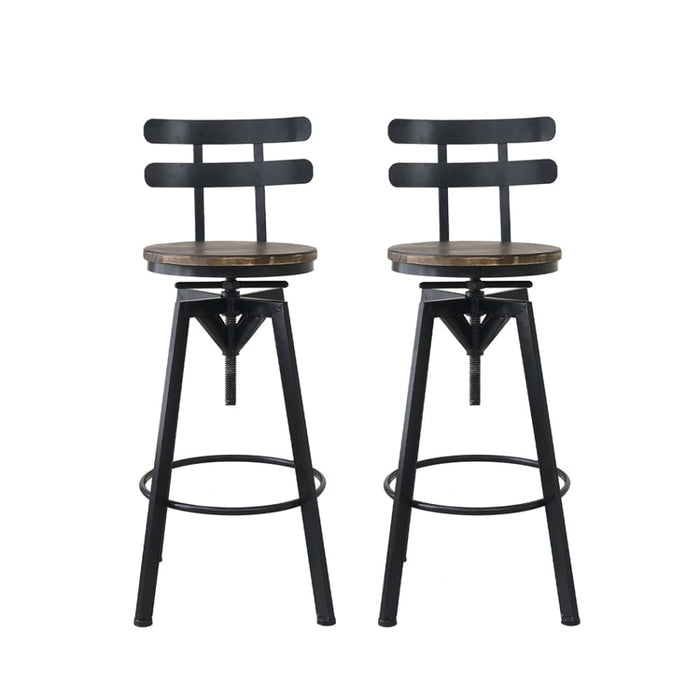 Goslash Picks Industrial Adjustable Swivel Bar Stools