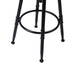 4x Industrial Bar Stools Kitchen Stool Pu Leather Barstools