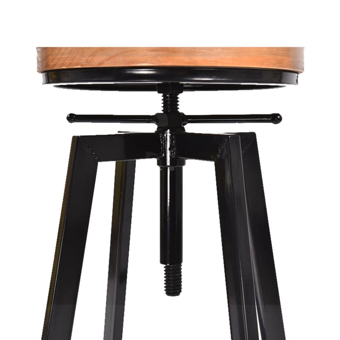 Industrial Bar Stools Kitchen Stool Wooden Barstools Swivel