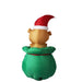 Inflatable Christmas Decorations Bubbly Bear 1.5m Led Lights