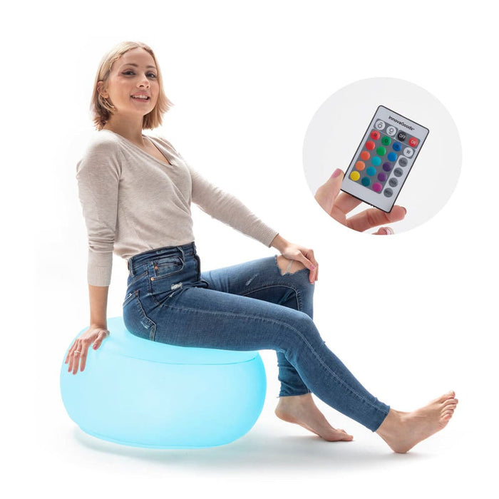 Inflatable Seat With Multicolour Led And Remote Control