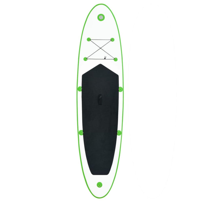 Inflatable Stand Up Paddle Board Set Green And White Kxita