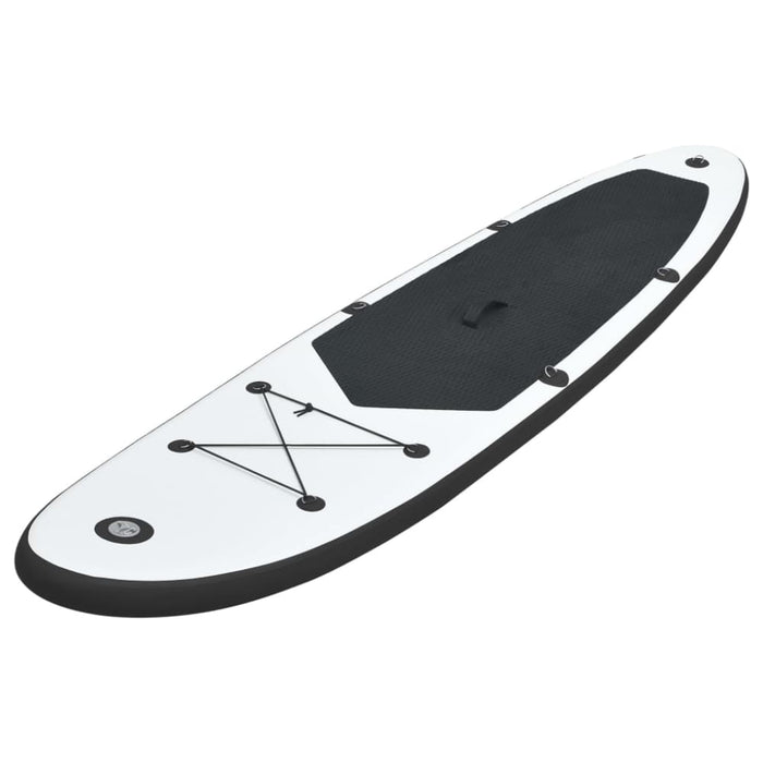 Inflatable Stand Up Paddleboard Set Black And White Kxixn