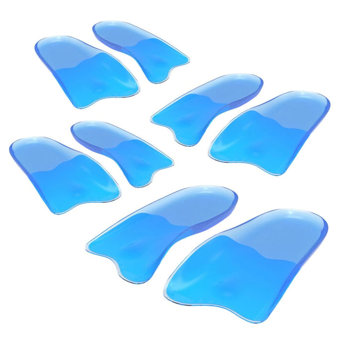 Insole 4x Pair l Size Gel Half Insoles Shoe Inserts Arch