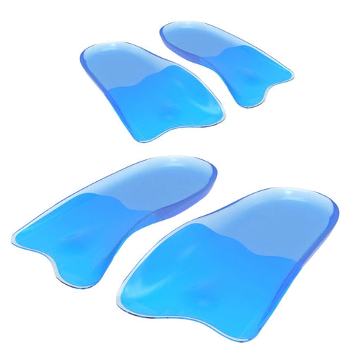 Insole 2x Pair l Size Gel Half Insoles Shoe Inserts Arch