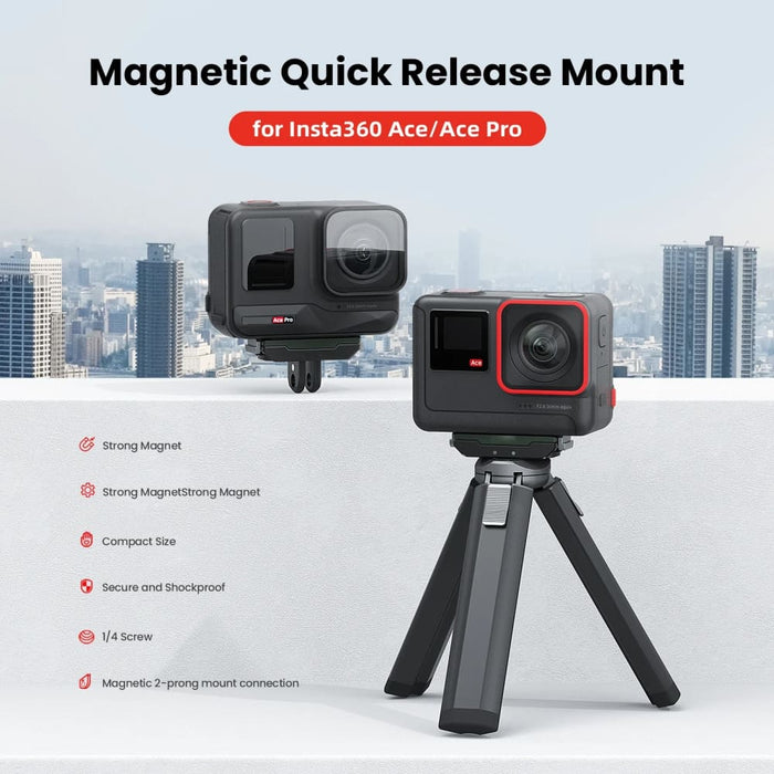 For Insta360 Ace Pro Magnetic Quick Release Mount Adapter