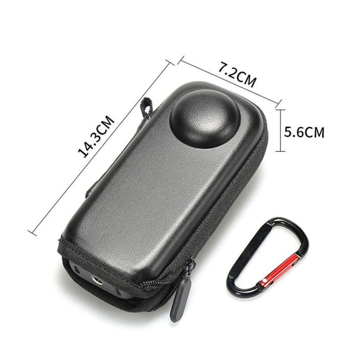 Insta360 X4 Mini Storage Case Pu Bag With Hook For Sport