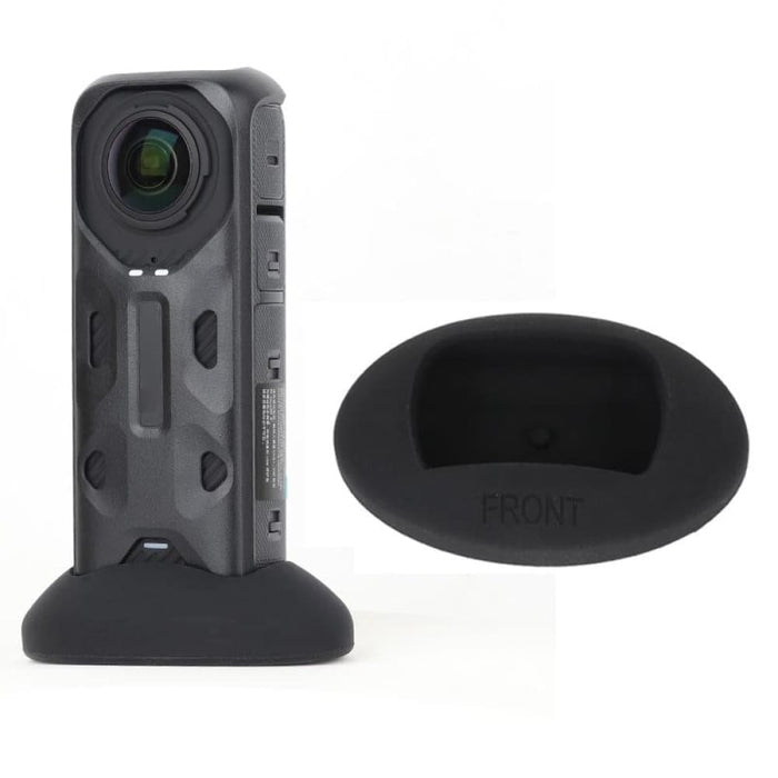 For Insta360 X4 Silicone Base Desktop Stand (black)