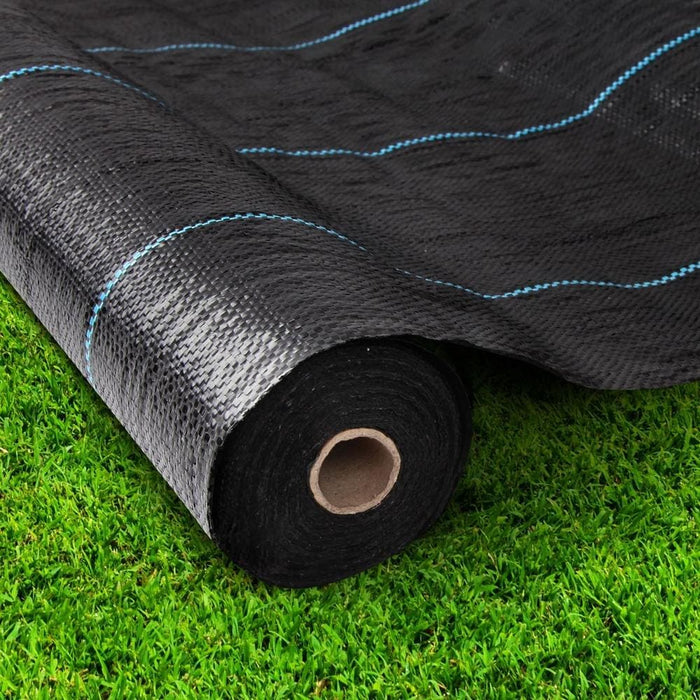 Instahut 1.83m x 30m Weedmat Weed Control Mat Woven Fabric