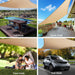 Instahut 2.5x3m Shade Sail Sun Shadecloth 280gsm Sand