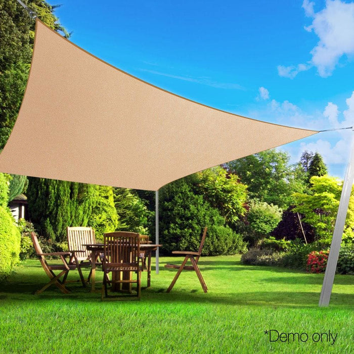 Instahut 3 x 5m Waterproof Rectangle Shade Sail Cloth