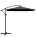 Instahut 3m Cantilevered Outdoor Umbrella - Black