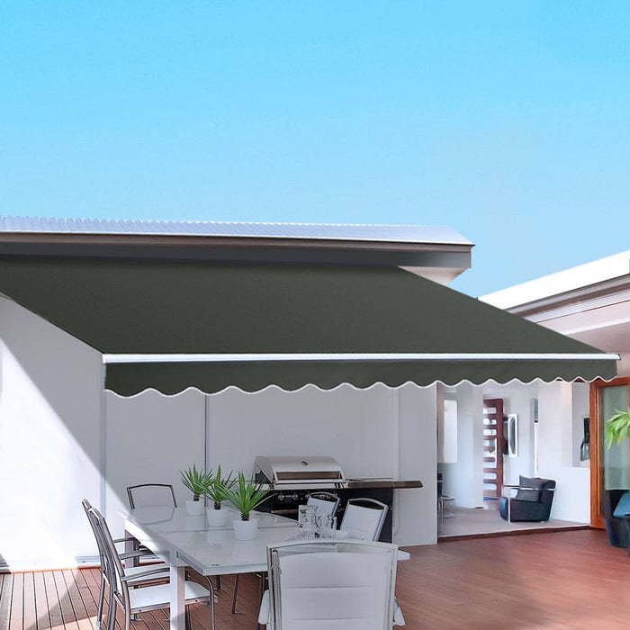 Instahut Folding Arm Awning Outdoor Retractable Canopy