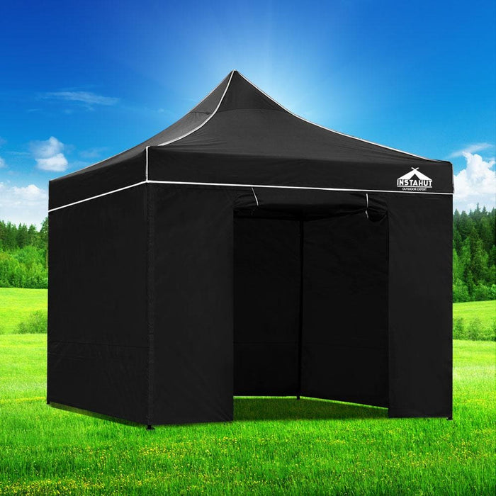 Instahut Gazebo Pop Up Marquee 3x3m Folding Wedding Tent