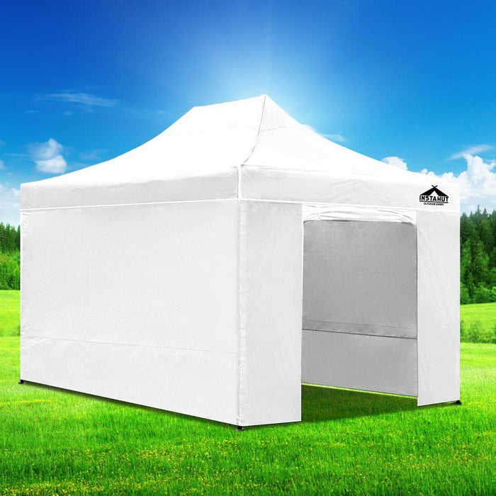 Instahut Gazebo Pop Up Marquee 3x4.5m Folding Wedding Tent