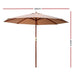 Instahut 3m Outdoor Pole Umbrella Cantilever Stand Garden