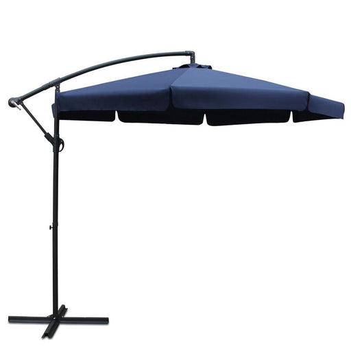 Instahut 3m Outdoor Umbrella - Navy