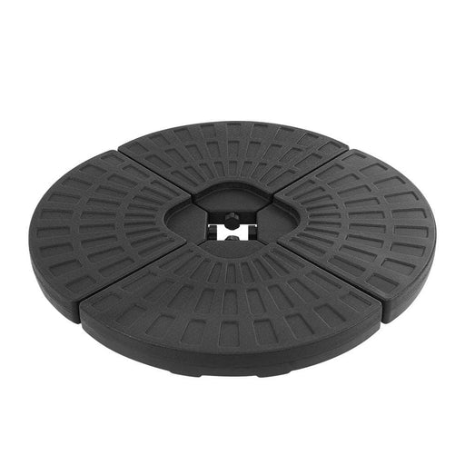 Instahut Outdoor Umbrella Stand 4 x Base Pod Plate Sand