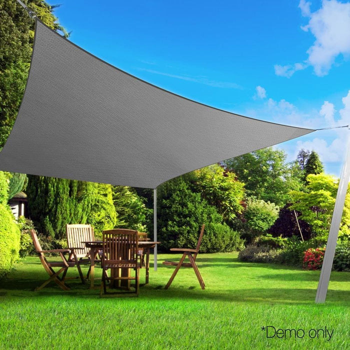 Instahut Sun Shade Sail Cloth Shadecloth Outdoor Canopy