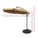 Instahut 3m Umbrella With 48x48cm Base Outdoor Umbrellas