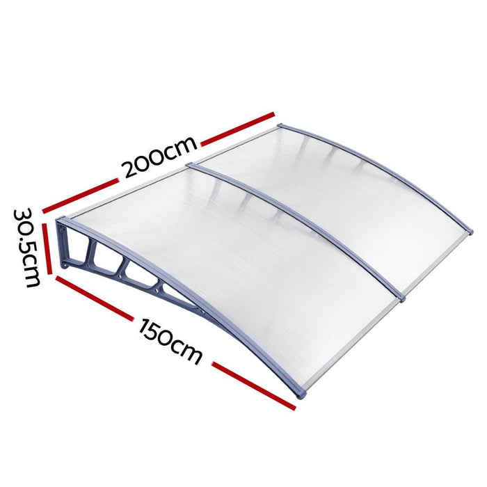 Instahut Window Door Awning Canopy Outdoor Patio Sun Shield