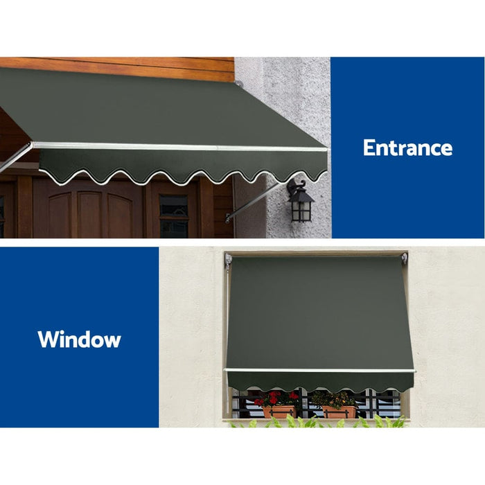 Goslash Picks Instahut Window Fixed Pivot Arm Awning