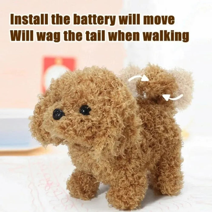 Interactive Plush Robot Dog Toy For Kids