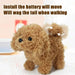 Interactive Plush Robot Dog Toy For Kids