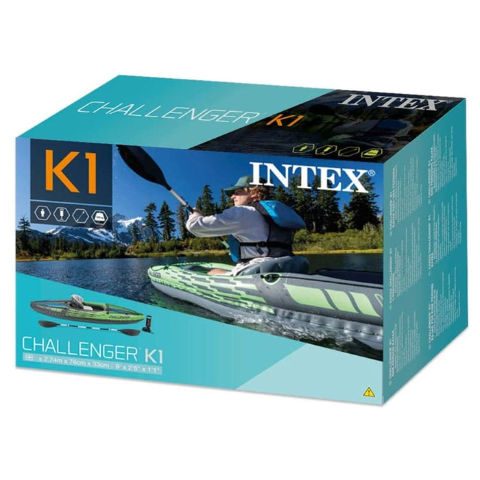 Intex Challenger K1 Inflatable Kayak 68305np