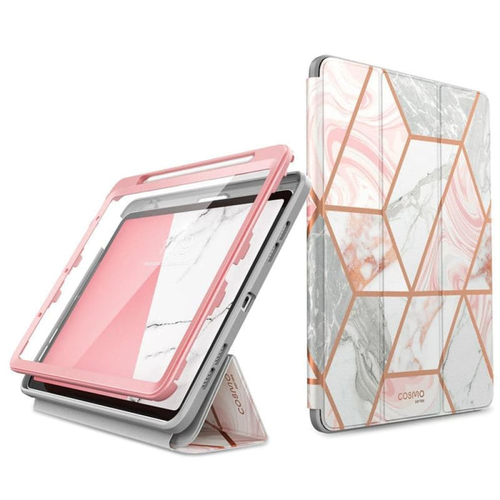 For Ipad Air 4 Case 10.9 Inch Marble Trifold Stand