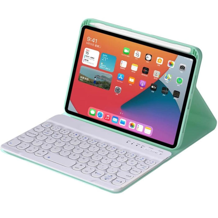 For Ipad Mini 6 Round Keys Detachable Bluetooth Keyboard