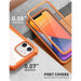 For Iphone 12 Case Pro Rugged Clear Cover w Built-in Screen