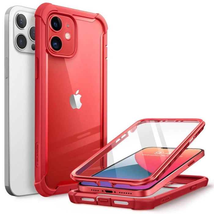 For Iphone 12 Case Pro Rugged Clear Cover w Built-in Screen