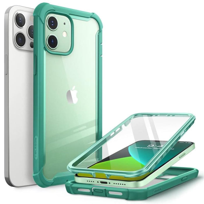 For Iphone 12 Case Pro Rugged Clear Cover w Built-in Screen