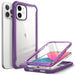 For Iphone 12 Case Pro Rugged Clear Cover w Built-in Screen