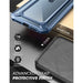 For Iphone 12 Pro Max Clear Bumper Cover With Built-in