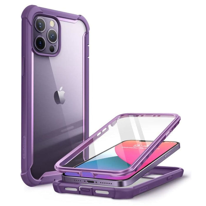 For Iphone 12 Pro Max Full-body Clear Case With Built-in